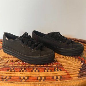 Keds Triple Kick Organic Cotton Black Women's